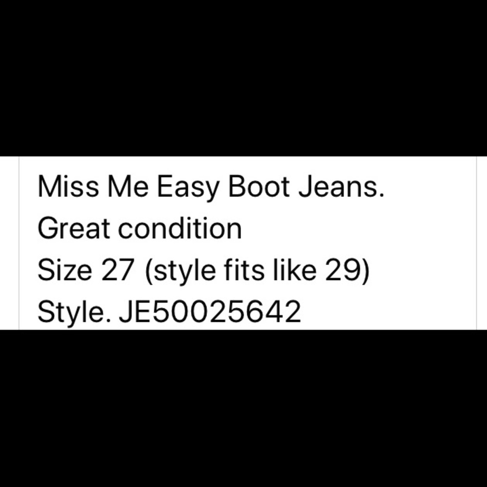Miss Me Boot cut